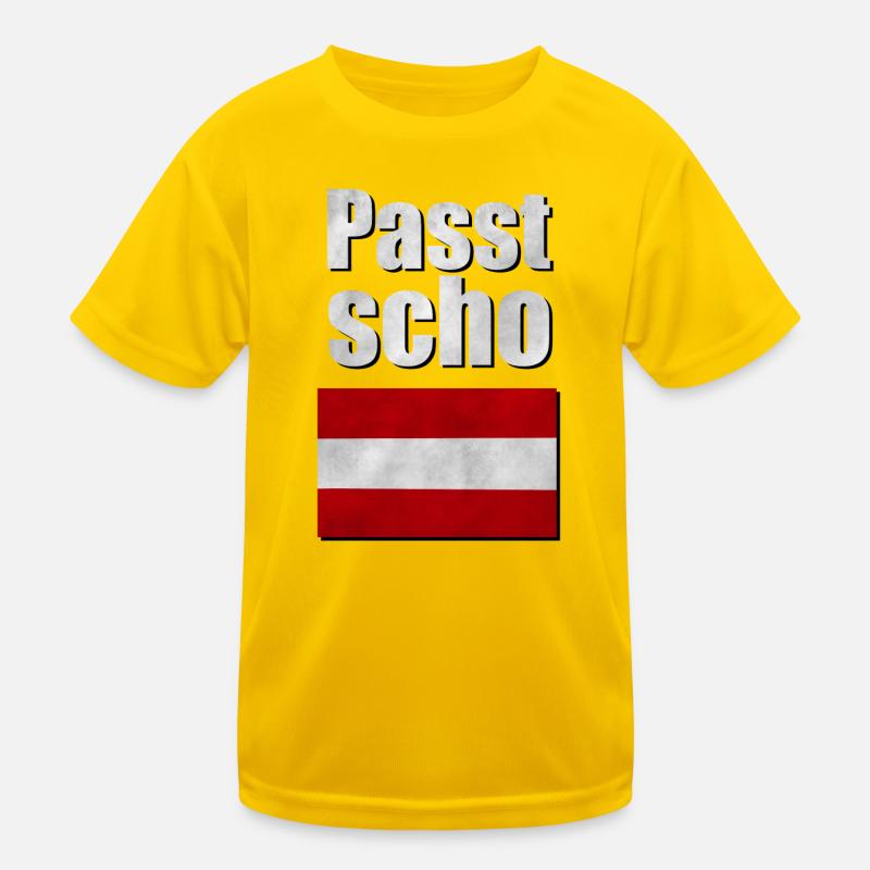 Passt scho Kinder Funktions-T-Shirt