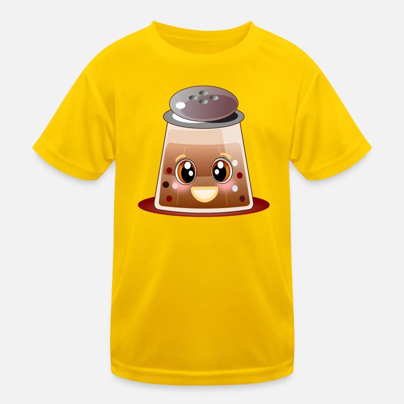 Kawaii Pfeffer - Pfefferkörner - Pfefferstreuer Kinder Funktions-T-Shirt