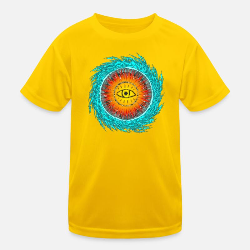Conception du tsunami oculaire T-shirt sport Enfant