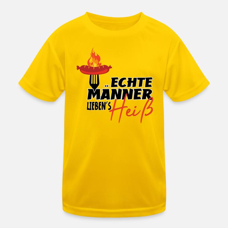 ECHTE MÄNNER Kinder Funktions-T-Shirt