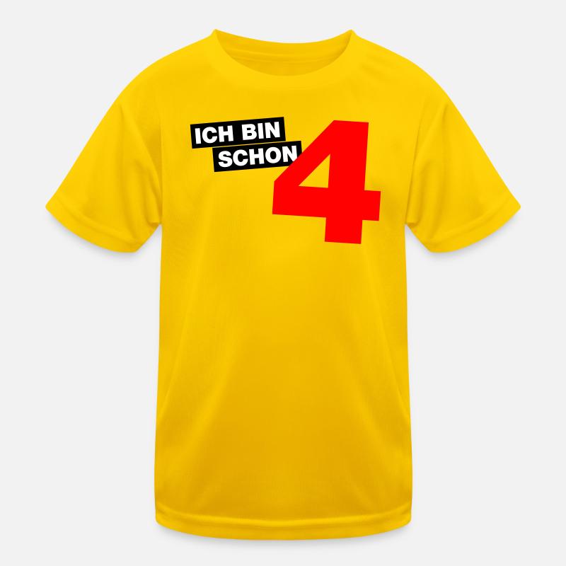 Ich bin schon 4 Kinder Funktions-T-Shirt