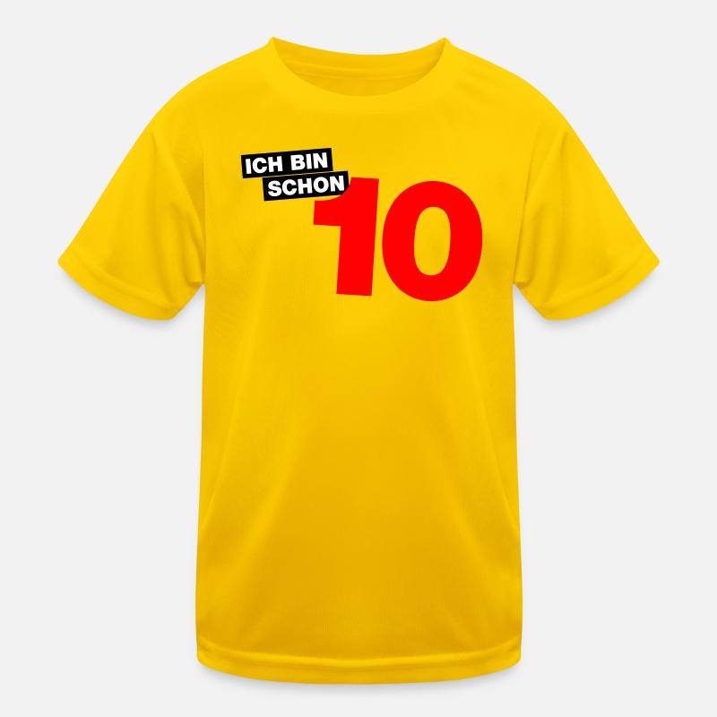 Ich bin schon 10 Kinder Funktions-T-Shirt