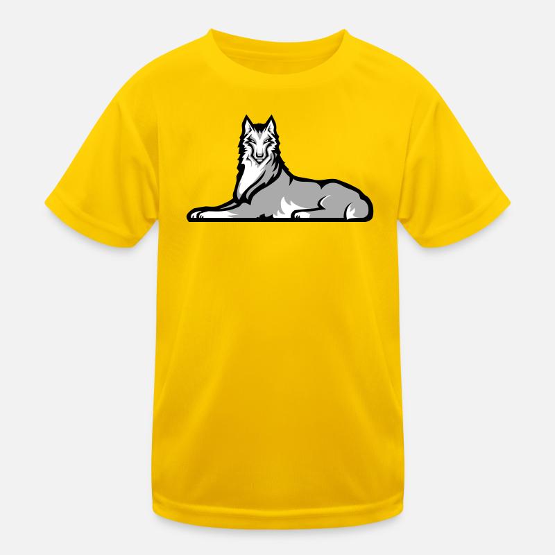 Chechen Lone Wolf Kids Functional T-Shirt