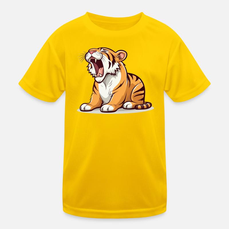 Tired Tiger Kids Functional T-Shirt