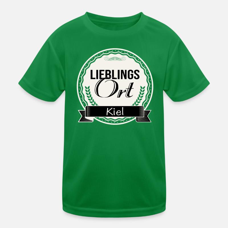 Lieblingsort Kiel Kinder Funktions-T-Shirt