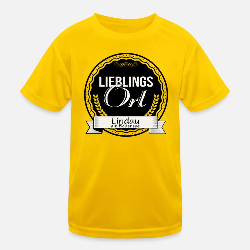 Lieblingsort Lindau am Bodensee Kinder Funktions-T-Shirt