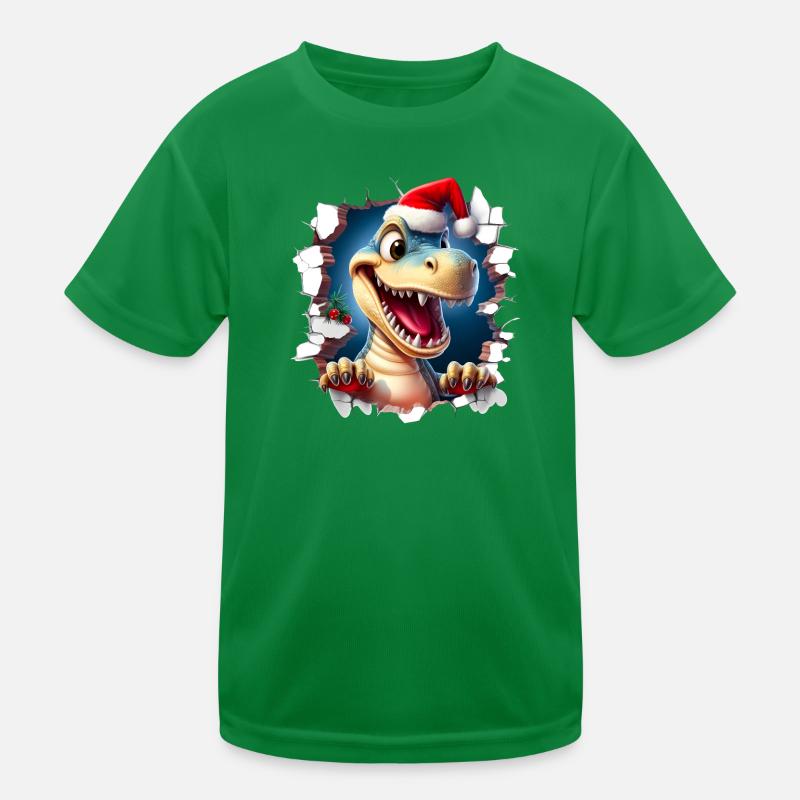 Percée de Noël chez les Dinos T-shirt sport Enfant