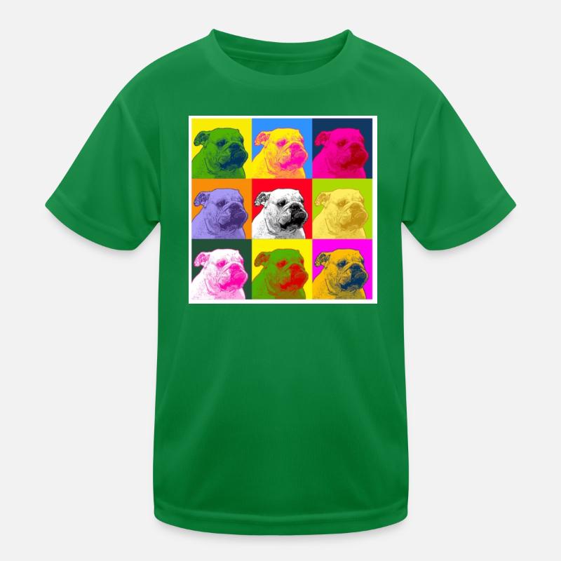 A bulldog T-shirt sport Enfant