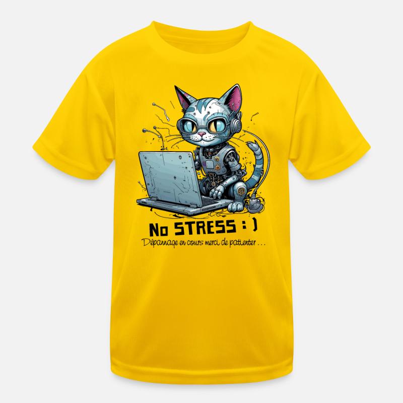 Geeky computer chat, computer humor Kids Functional T-Shirt