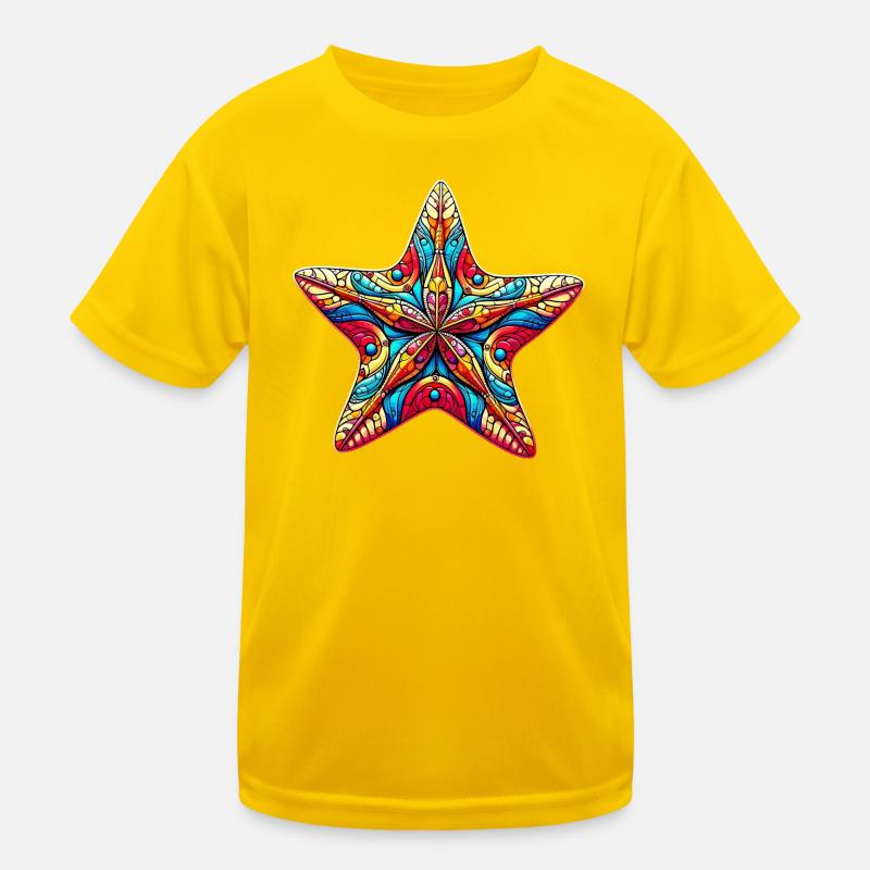 Seestern Kinder Funktions-T-Shirt