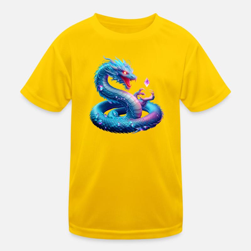 Drache (03) Kinder Funktions-T-Shirt