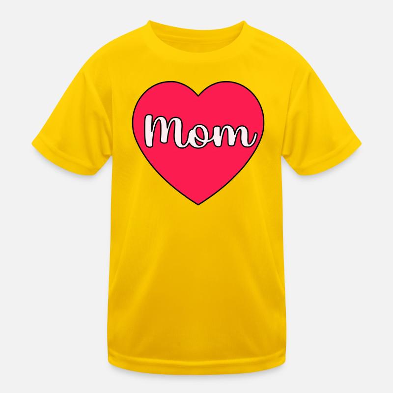 Mama Herz Kinder Funktions-T-Shirt