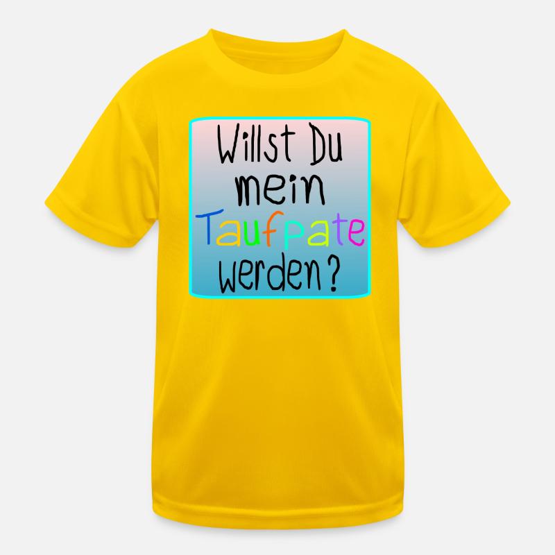 BABY TAUFE - TAUFPATE WERDEN Kinder Funktions-T-Shirt