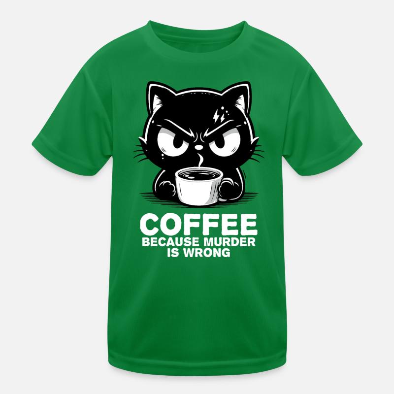 Murder is wrong (dark) Kids Functional T-Shirt