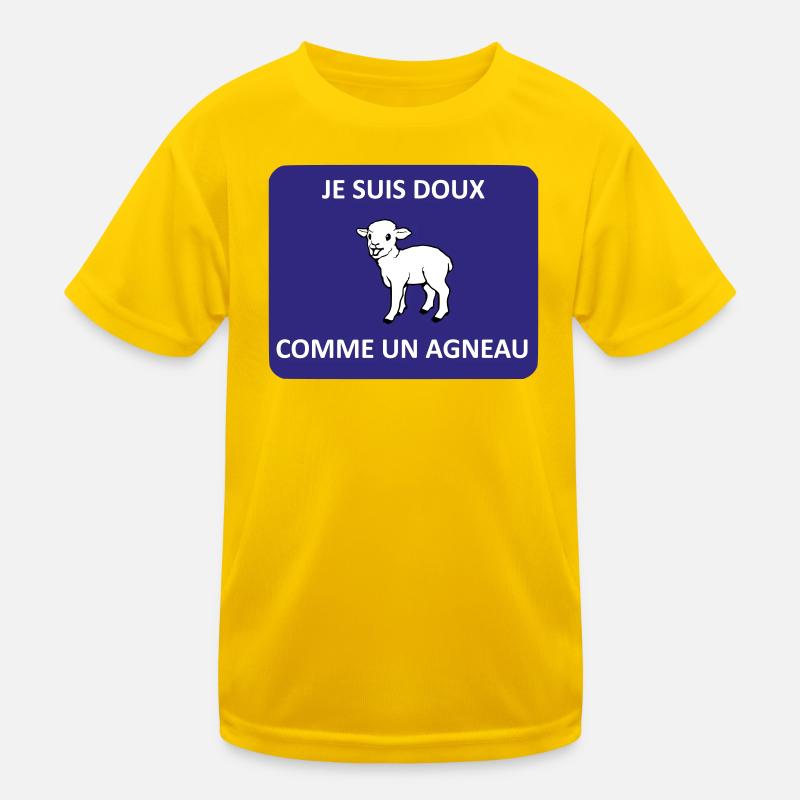 Sanft wie ein Lamm Kinder Funktions-T-Shirt