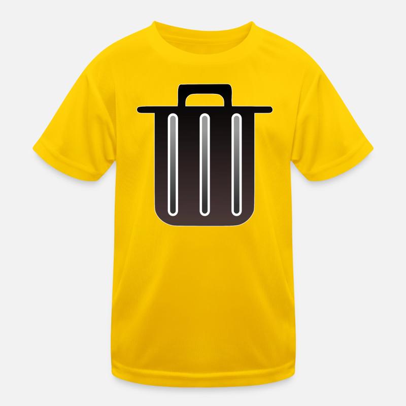 GARBAGE TRASH CAN Kids Functional T-Shirt