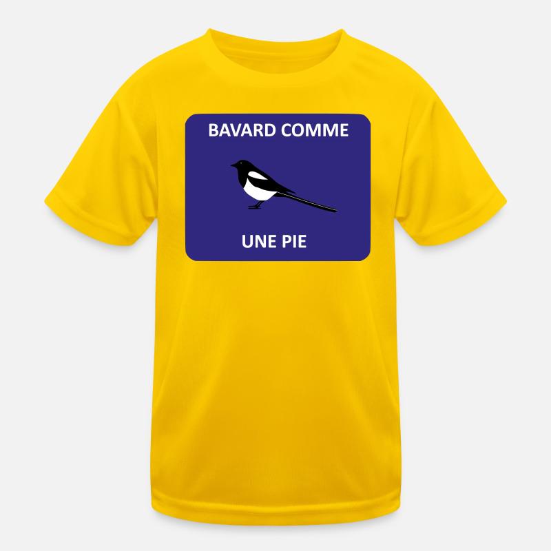 Bavard comme une pie T-shirt sport Enfant