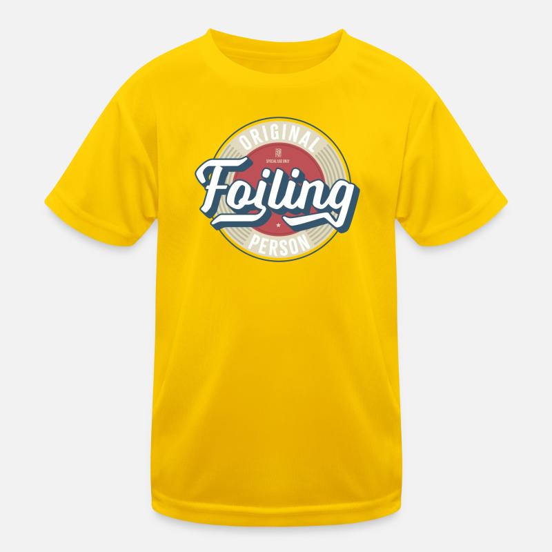 Foiling Label Kids Functional T-Shirt