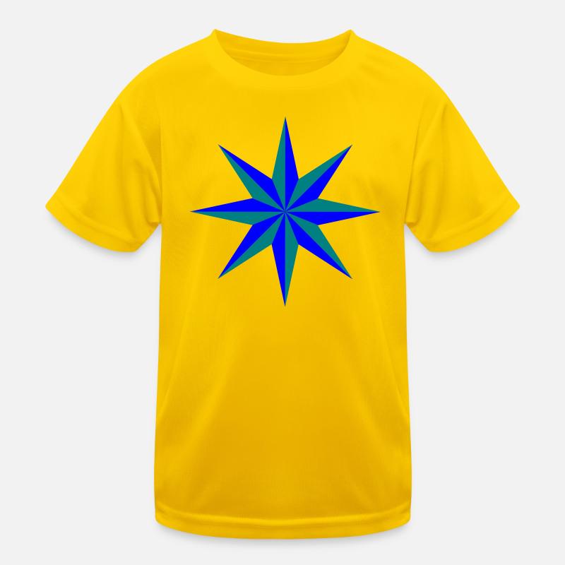 Étoile large T-shirt sport Enfant
