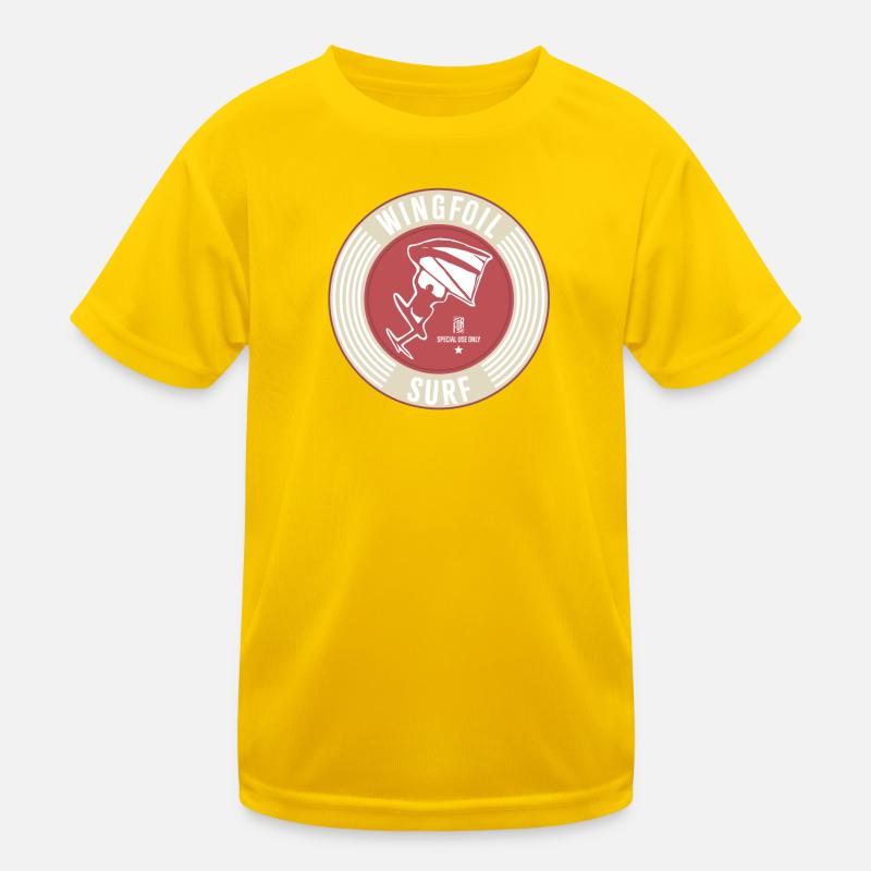 Label Wingfoil Surf-Label Kids Functional T-Shirt
