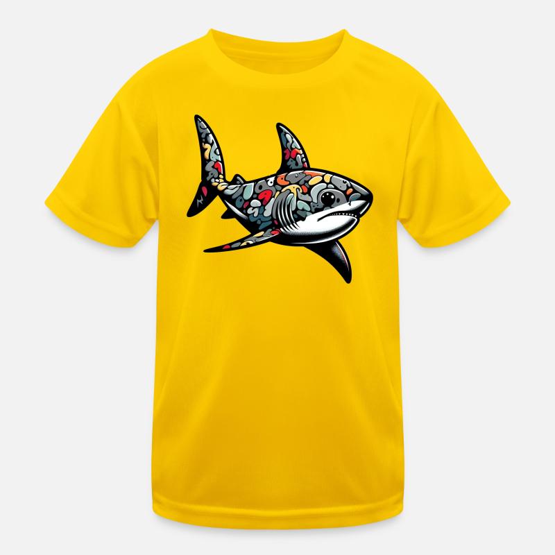 Shark Kids Functional T-Shirt