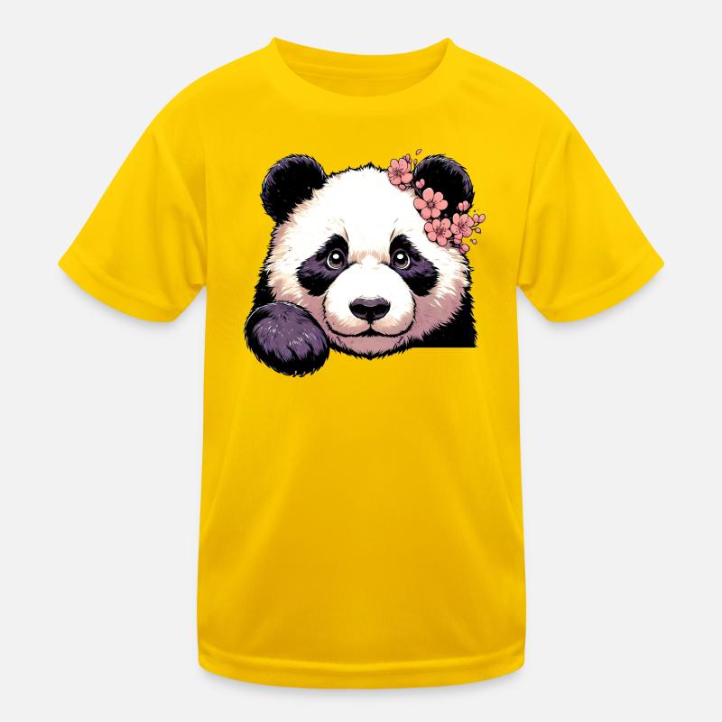 Panda Kinder Funktions-T-Shirt