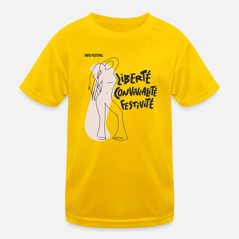 Fühl dich frei Mädchen Kinder Funktions-T-Shirt