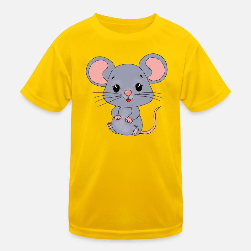 Maus Mäuse Kinder Funktions-T-Shirt