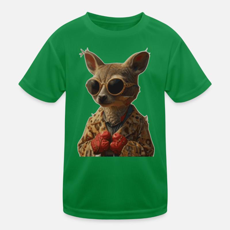 Kangaroo1 Kinder Funktions-T-Shirt