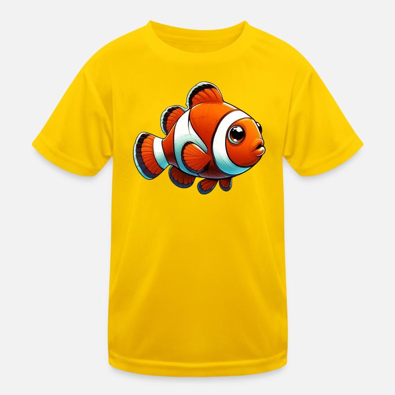 Clownfisch Kinder Funktions-T-Shirt