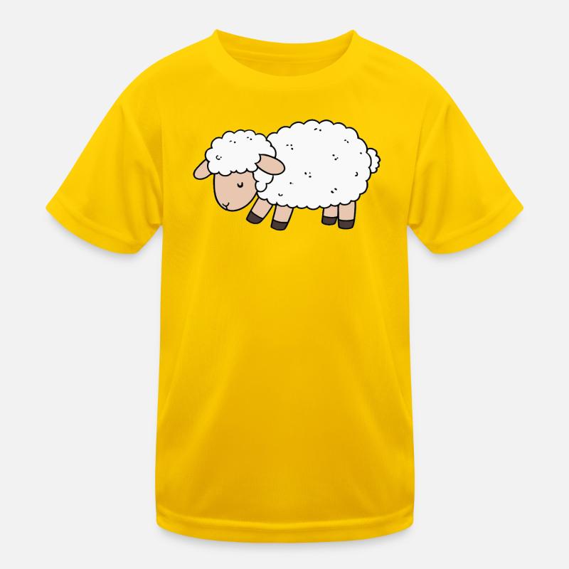 Schaf Kinder Funktions-T-Shirt
