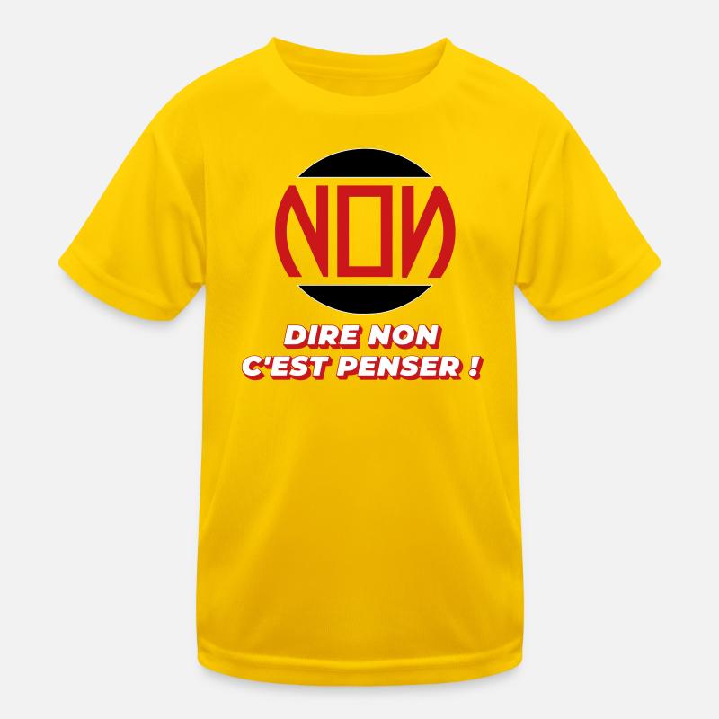 Dire non T-shirt sport Enfant