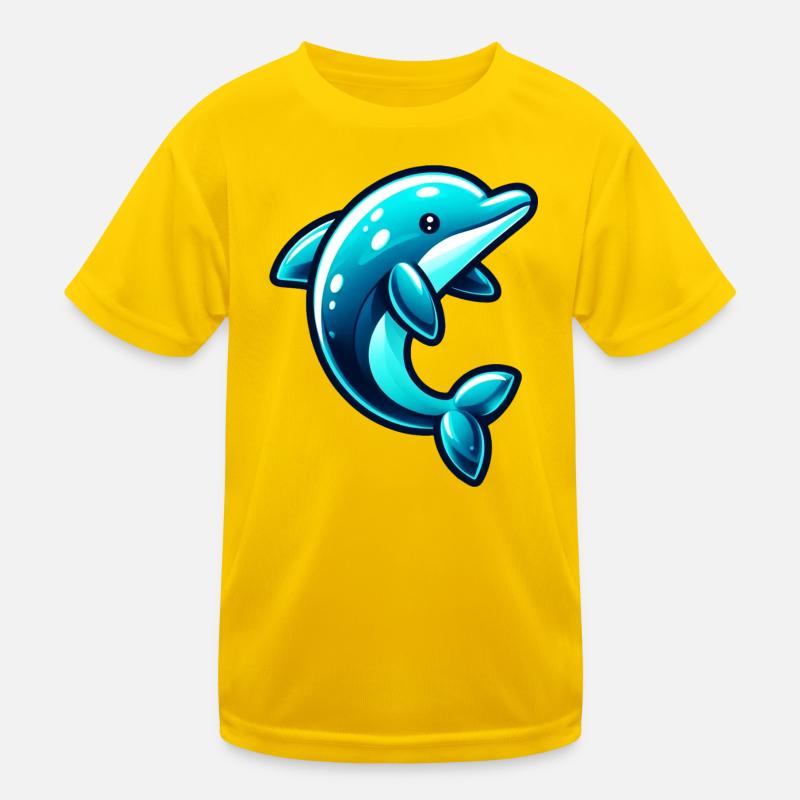 Delfin Kinder Funktions-T-Shirt