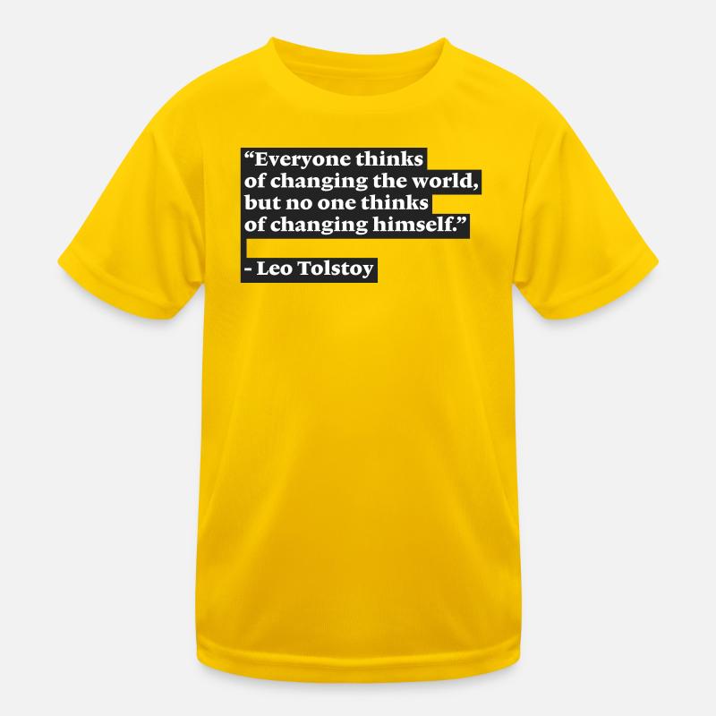 09. Tolstoi Kinder Funktions-T-Shirt