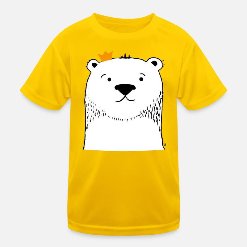 Theodore Eisbär Kinder Funktions-T-Shirt