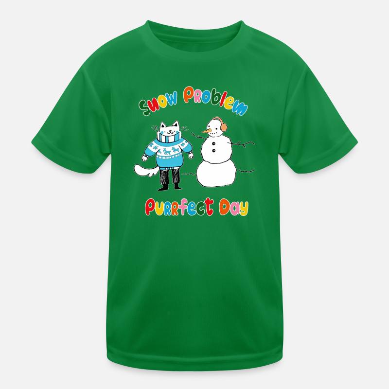 Problème de neige Journée parfaite T-shirt sport Enfant