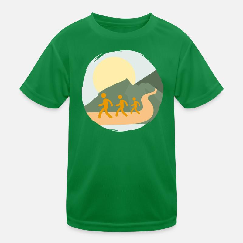 Keep on Walking Kinder Funktions-T-Shirt