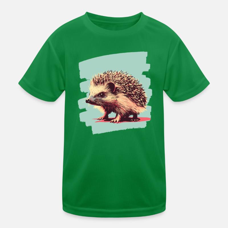 Igel Kinder Funktions-T-Shirt