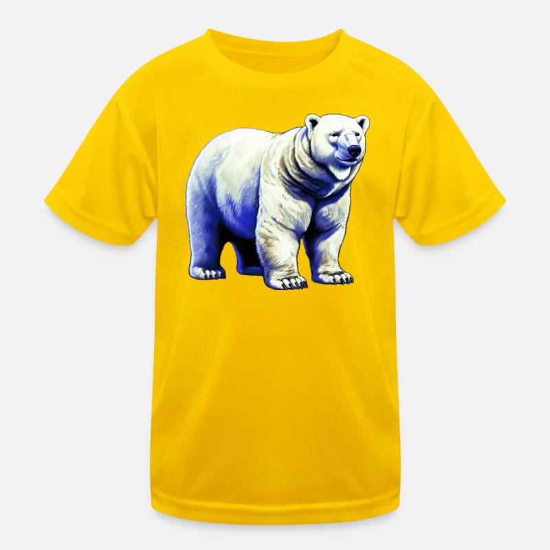 White polar bear Kids Functional T-Shirt