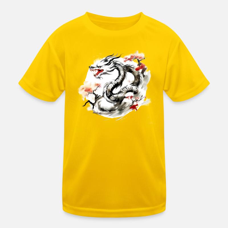 Chinesisches Sternzeichen Drache Kinder Funktions-T-Shirt