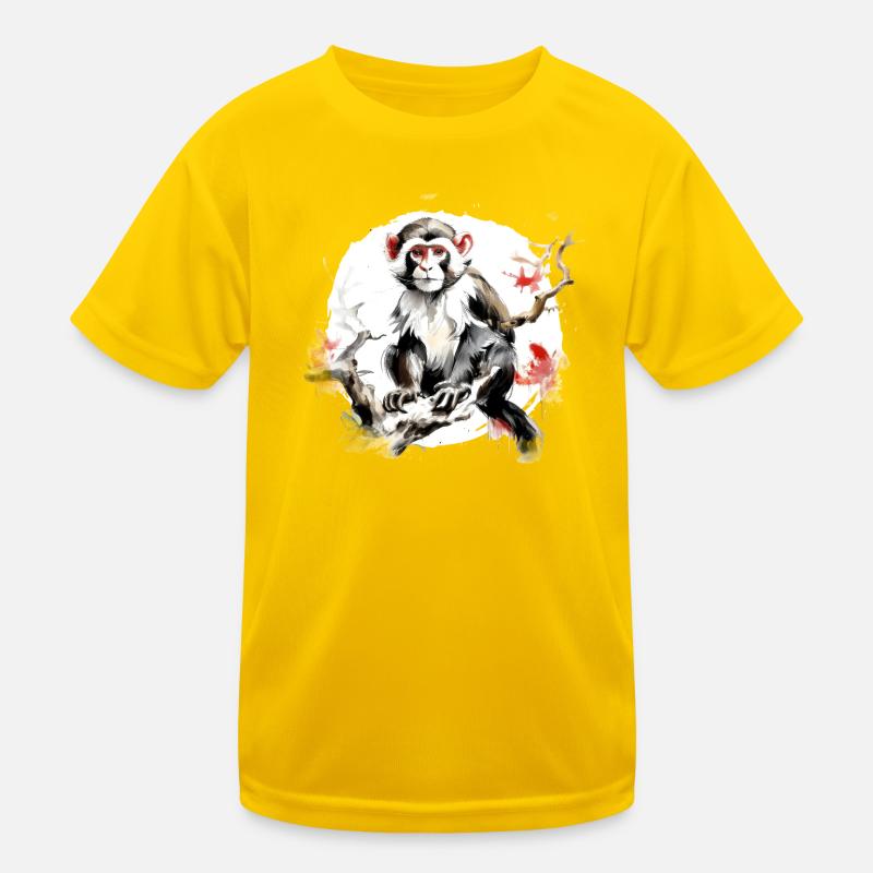 Chinesisches Sternzeichen Affe Kinder Funktions-T-Shirt