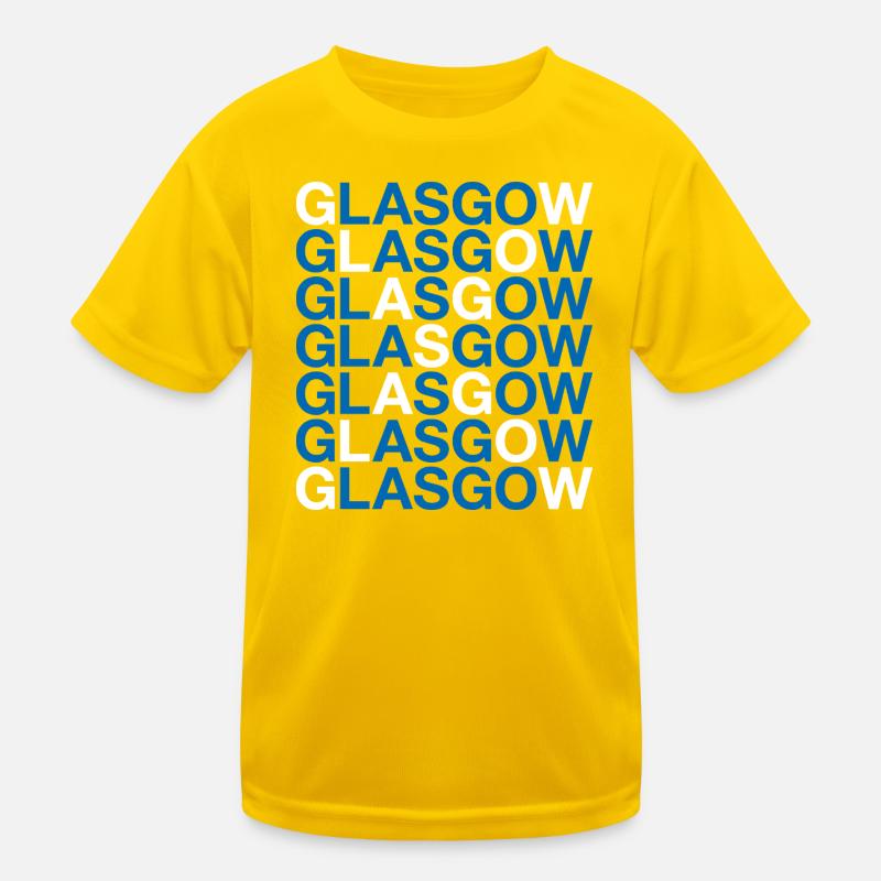 GLASGOW Drapeau de l’Écosse T-shirt sport Enfant