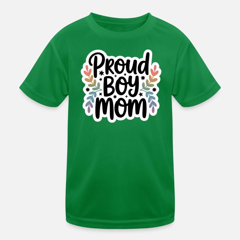 Stolze Mama Kinder Funktions-T-Shirt