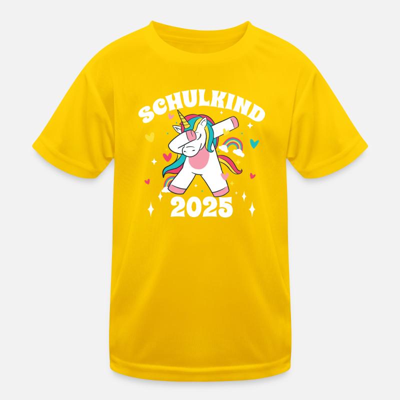 Schulkind 2025 1. Klasse Geschenke Einschulung Kinder Funktions-T-Shirt