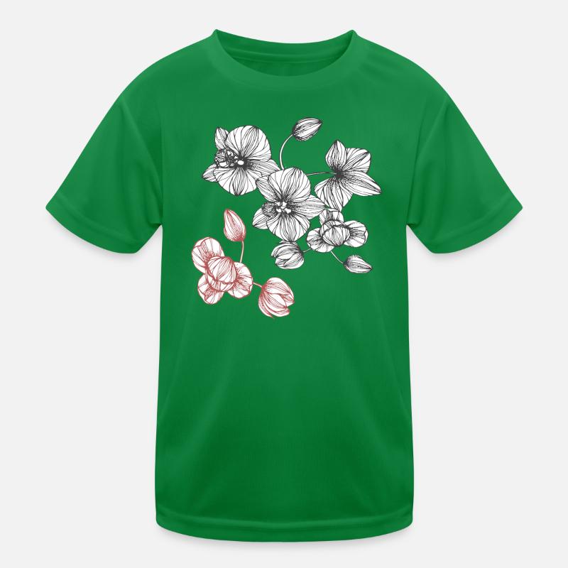Vrille de fleur T-shirt sport Enfant