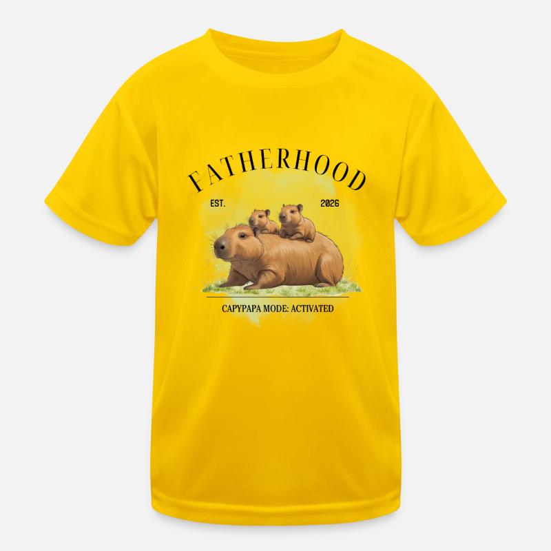 Paternité EST. 2026 – Mode Capypapa activé T-shirt sport Enfant