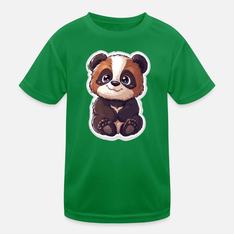 Ours panda mignon T-shirt sport Enfant