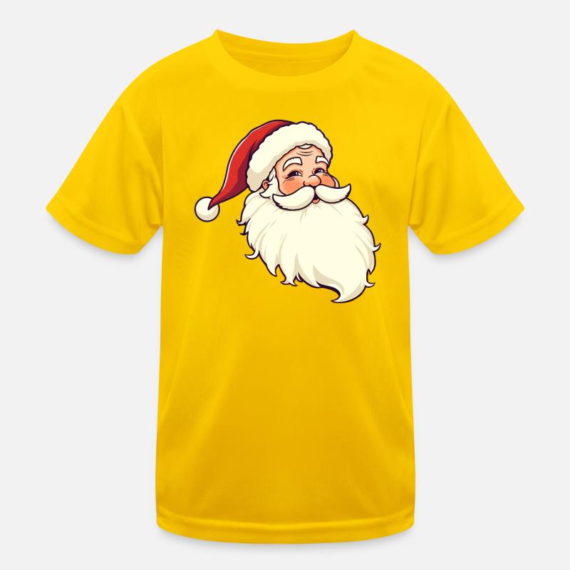 Weihnachtsmann Kinder Funktions-T-Shirt