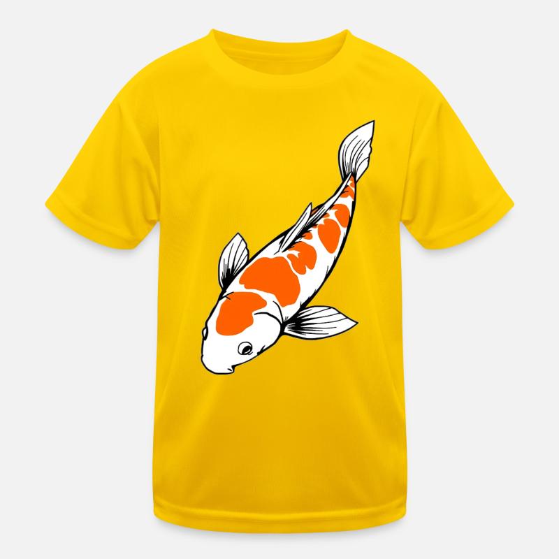 Koi Fish Kids Functional T-Shirt