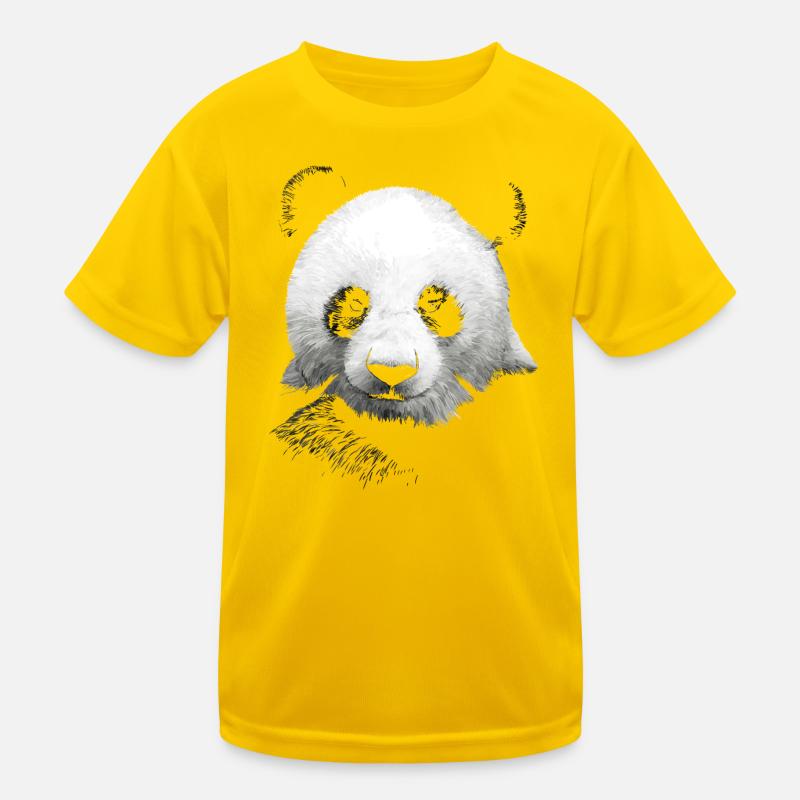 Panda Kinder Funktions-T-Shirt